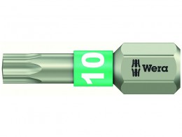 Wera 3867/1 TS Torx TX 10 Torsion Stainless Steel Bits  25mm £3.67